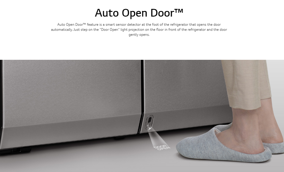 LG STUDIO 23 cu. ft. 4Door French Door Refrigerator in Textured Steel